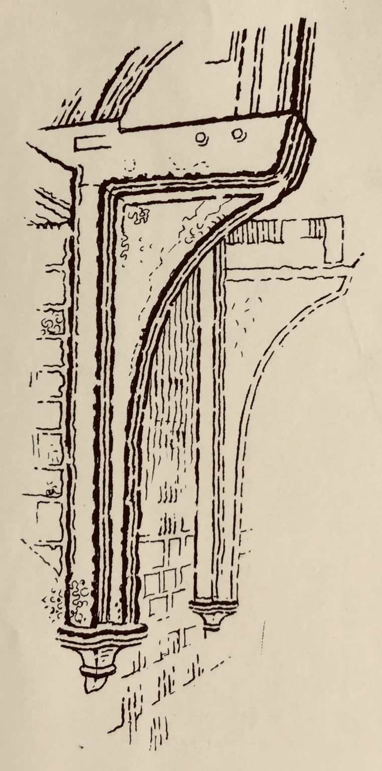 Hammerbeam roof detail